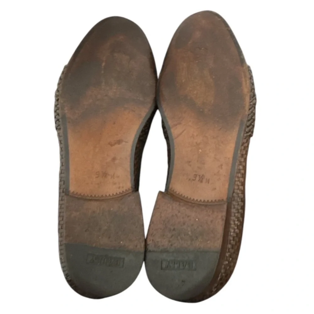 Authentic Bally luxury designer brand men's leather loafers slip on shoes 9.5